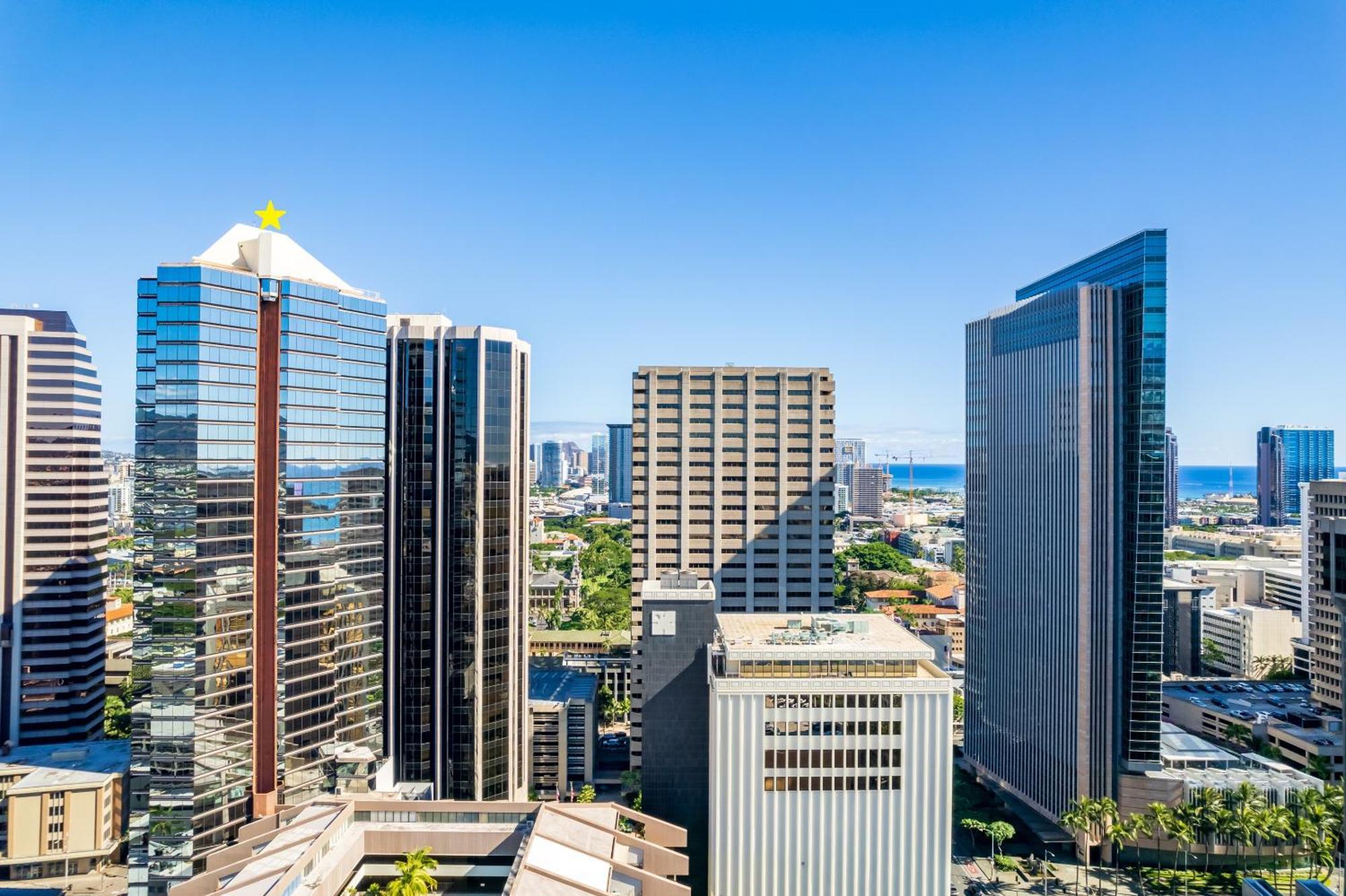 Downtown Honolulu Skyview - 1Bed&Den- Free Parking Apartment ภายนอก รูปภาพ