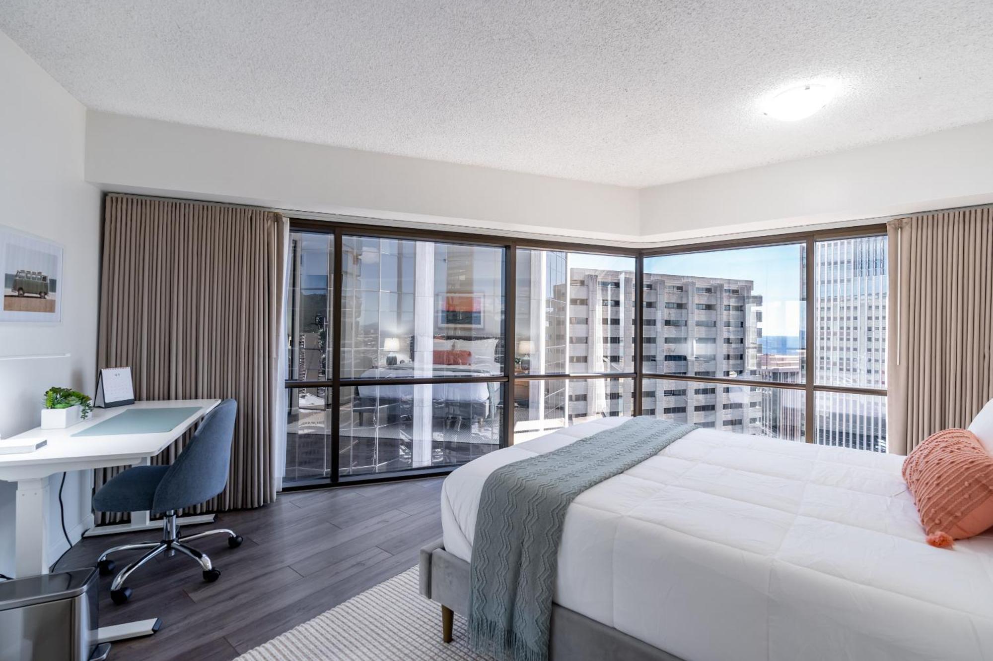 Downtown Honolulu Skyview - 1Bed&Den- Free Parking Apartment ภายนอก รูปภาพ