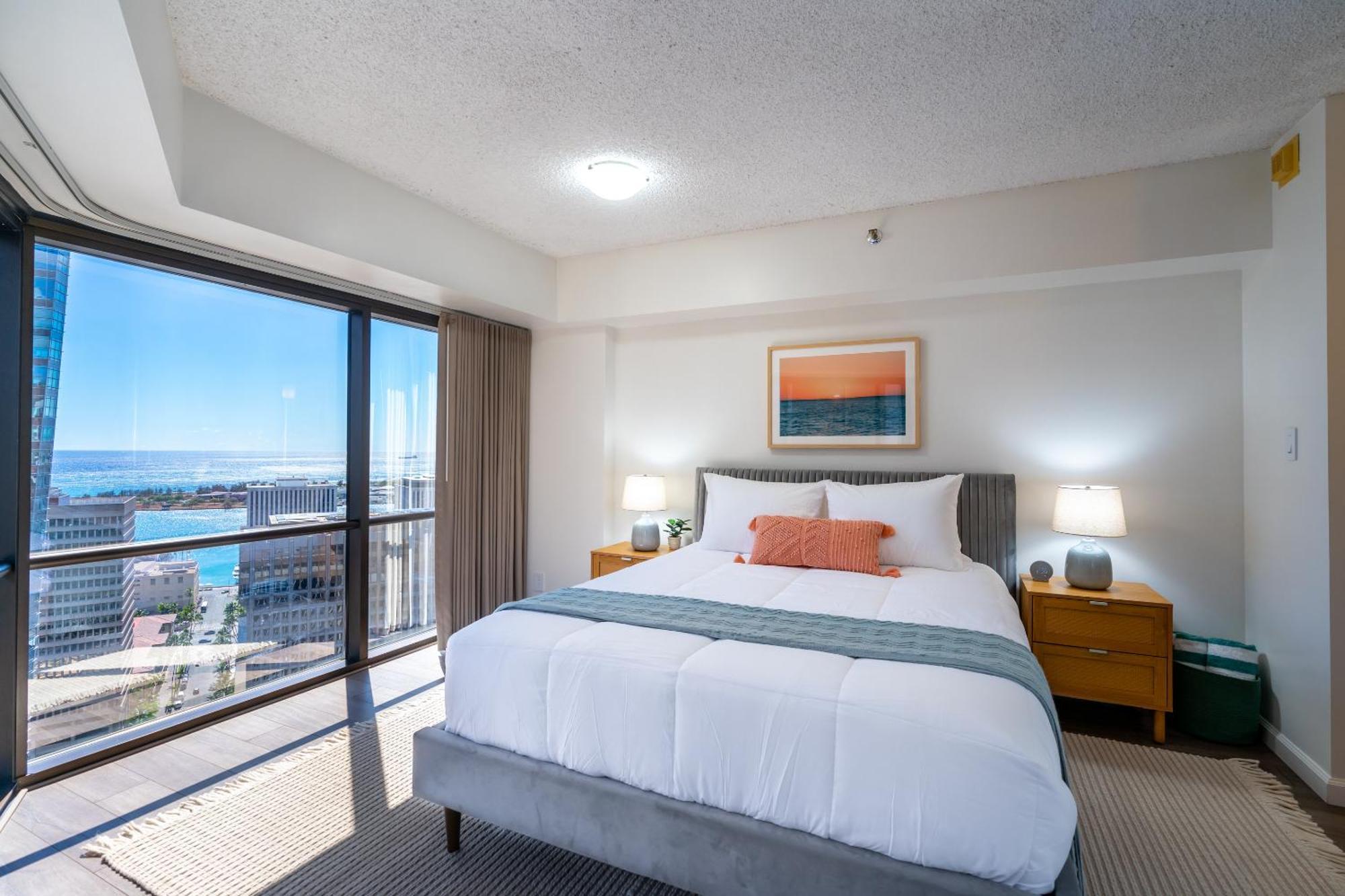 Downtown Honolulu Skyview - 1Bed&Den- Free Parking Apartment ภายนอก รูปภาพ