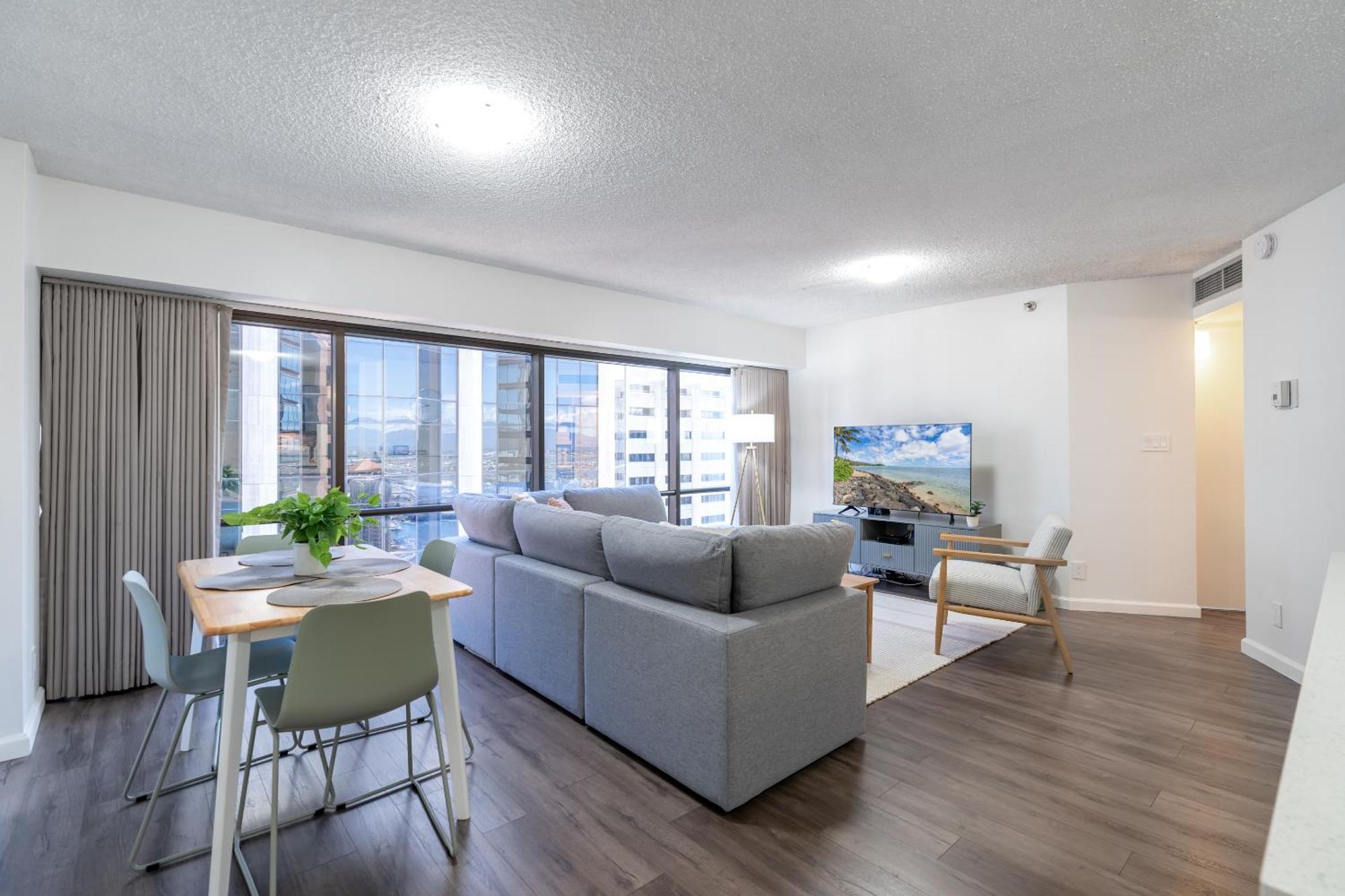 Downtown Honolulu Skyview - 1Bed&Den- Free Parking Apartment ภายนอก รูปภาพ